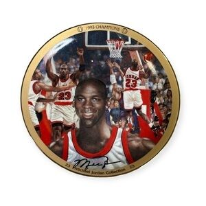 Michael Jordan “1993 Champions” Limited Edition Plate